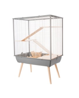 ZOLUX Neo Cosy H80 - klatka dla dużych gryzoni - szary (WYPRZEDAŻ)