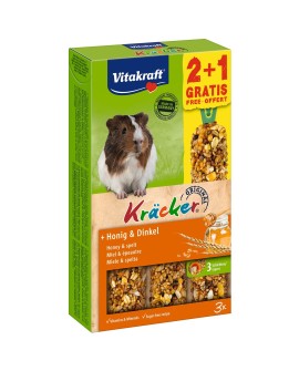 VITAKRAFT Kracker miód - przysmak dla świnki - 2+1