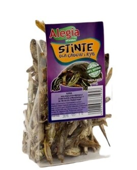 ALEGIA stinte suszone dla ryb i gadów 60g