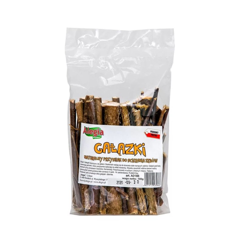 ALEGIA Gałązki dla gryzoni 100g