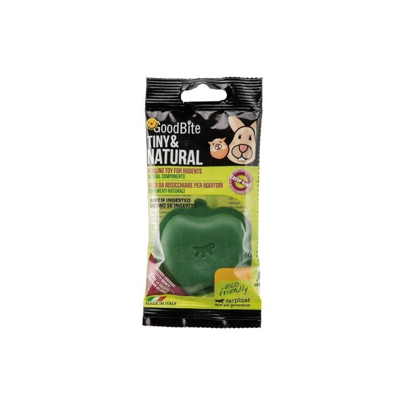 FERPLAST GoodBite Tiny & Natural Apple - gryzak dla gryzoni - 45 g