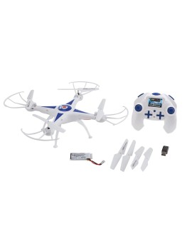 Revell GO! STUNT 4 wirn. Quadcopter 380 mAh Niebieski, Biały