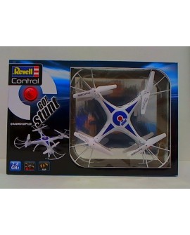 Revell GO! STUNT 4 wirn. Quadcopter 380 mAh Niebieski, Biały