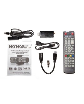 WIWA TUNER DVB-T/T2 H.265 MINI LED