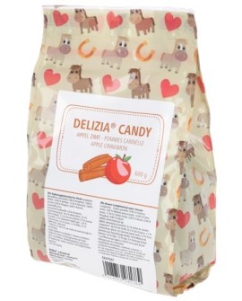 KERBL Smakołyki dla konia Delizia Candy, jabłko/cynamon, 600 g