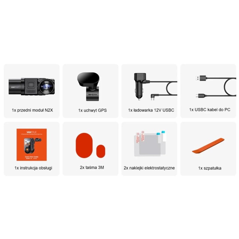 Wideorejestrator Vantrue N2X LTE