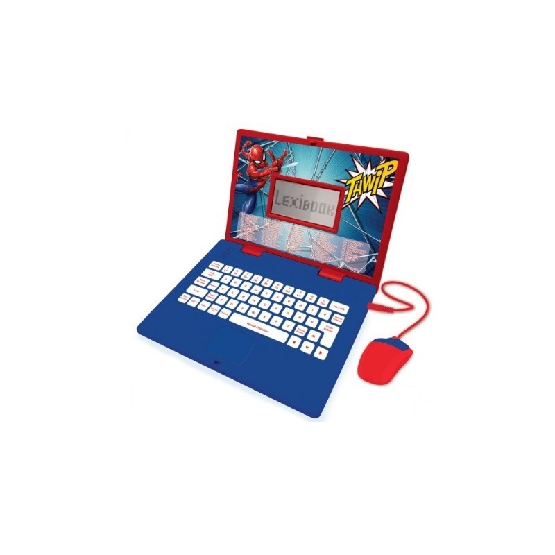 LEXIBOOK Spiderman laptop edu PL/EN/UKR JC598SPi21
