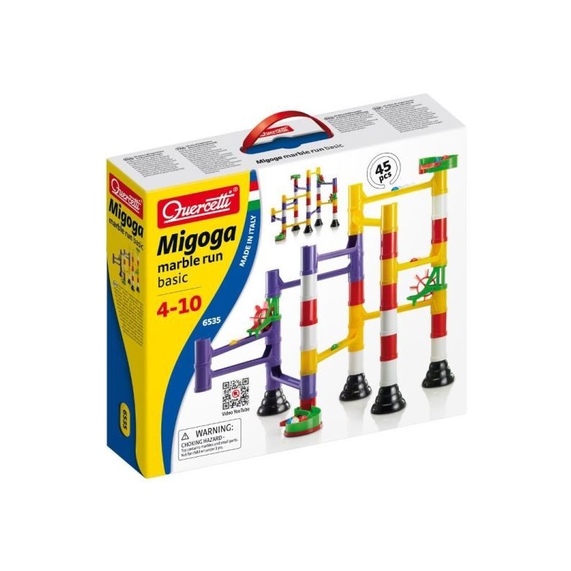 Quercetti Migoga Marble Run Basic zabawka rozwijająca sprawność ruchową