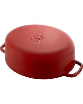 Garnek żeliwny owalny BALLARINI BELLAMONTE 75003-566-0 - 5,5 ltr czerwony