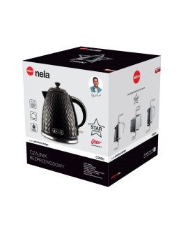 ELDOM CZAJNIK NELA,POJ.1,7 L,MOC 2000 W,CZARNY C26
