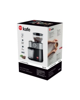 ELDOM MŁYNEK DO KAWY MK170 KAFE, 200 W, CERAMICZNE ŻARNA, REGULACJA GRUBOŚCI MIELENIA