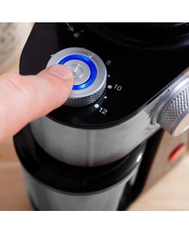 ELDOM MŁYNEK DO KAWY MK170 KAFE, 200 W, CERAMICZNE ŻARNA, REGULACJA GRUBOŚCI MIELENIA