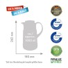 ROTPUNKT THERMOS JUG, 1.0 L, RISTRETTO (BLACK) 320 RI