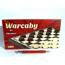 Warcaby drewniane 25cm MAGIERA