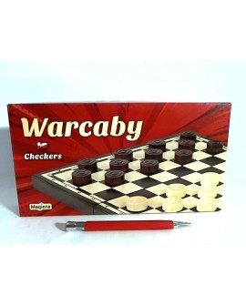 Warcaby drewniane 25cm MAGIERA