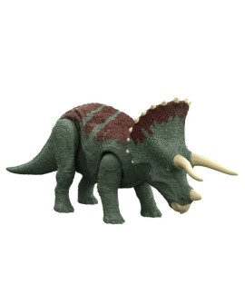 Jurassic World Dinozaur Dziki ryk Triceratops dinozaur HDX34 HDX17 MATTEL
