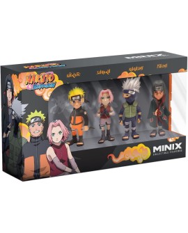 MINIX 4-PACK 7 CM - NARUTO SHIPPUDEN