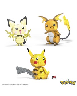 Klocki Mega Construx Pokemon GYH06 Pikachu 3w1