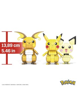 Klocki Mega Construx Pokemon GYH06 Pikachu 3w1