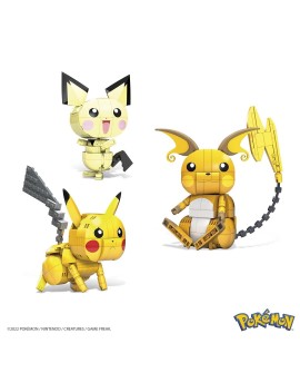 Klocki Mega Construx Pokemon GYH06 Pikachu 3w1