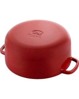 Garnek żeliwny okrągły BALLARINI BELLAMONTE 75003-563-0 - 5,5 LTR CZERWONY
