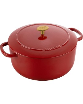 Garnek żeliwny okrągły BALLARINI BELLAMONTE 75003-563-0 - 5,5 LTR CZERWONY