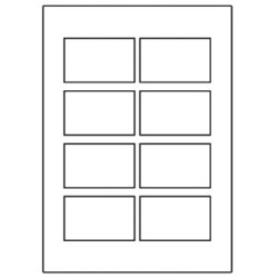Avery Zweckform wizytówki, z gładka krawędzią, 8 szt./A4, dwustronny typ matowe, białe, A4, 260 g/m2, 85x54mm, 10 arkusza, do dr