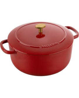 Garnek żeliwny okrągły Ballarini Bellamonte - 4 ltr, Czerwony