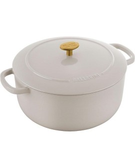 Garnek żeliwny okrągły BALLARINI BELLAMONTE 75003-552-0 - 5,5 LTR KOŚĆ SŁONIOWA