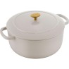 Garnek żeliwny okrągły BALLARINI BELLAMONTE 75003-552-0 - 5,5 LTR KOŚĆ SŁONIOWA