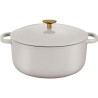 Garnek żeliwny okrągły BALLARINI BELLAMONTE 75003-552-0 - 5,5 LTR KOŚĆ SŁONIOWA