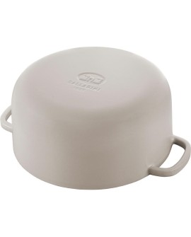 Garnek żeliwny okrągły BALLARINI BELLAMONTE 75003-552-0 - 5,5 LTR KOŚĆ SŁONIOWA