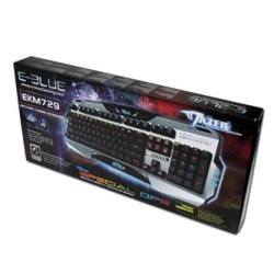 E-blue Mazer Mechanical 729 klawiatura przewodowa (USB) US, czarna mechaniczna
