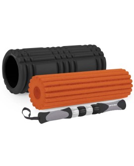 Wałek 3w1 Spokey Mixroll pomarańczowo-czarny 928939