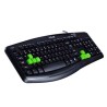 E-blue Elated klawiatura przewodowa (USB) US, czarna, EOL
