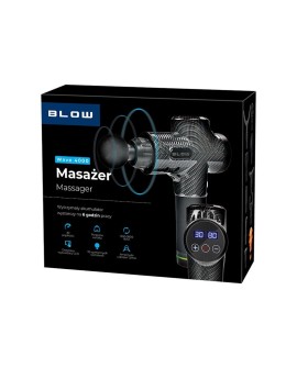 BLOW PISTOLET DO MASAŻU MASAŻER WAVE 4000 BLACK