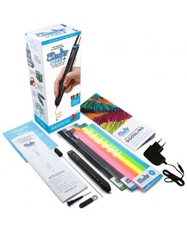 3Doodler CREATE FILAMENT PLA 5 COLORS PL-MIX1 Kwas polimlekowy (PLA) Niebieski, Szary, Czerwony, Przezroczysty, Biały 2 g
