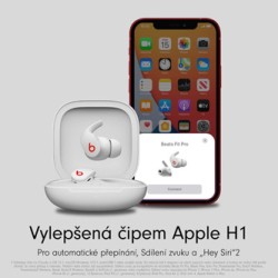 Apple Beats Fit Pro bezdrátové sluchátka biała, USB Type-C