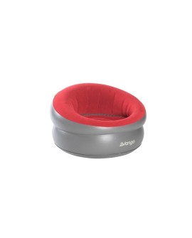 Fotel dmuchany Vango Inflatable Donut Flocked Chair czerwony