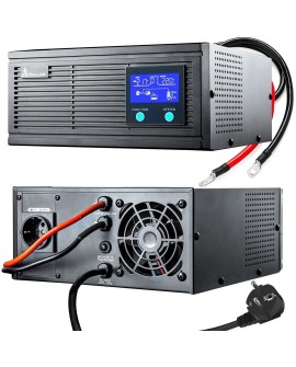 Extralink Piorun 3000VA/2100W Inwerter, Czysta sinusoida, napięcie akumulatora 24VDC
