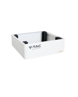 Stojak RACK do magazynów energii V-TAC VT48100E-P2 modularny regał 5,12kWh 5 modułów max (SKU 11556) Biały