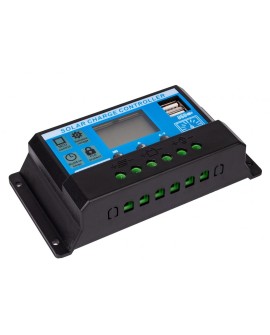 Regulator solarny SOL PWM 20A + 2xUSB
