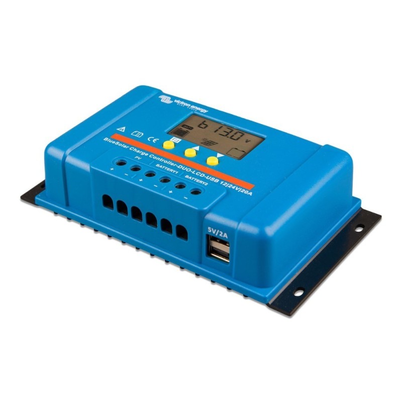 Victron Energy Regulator PWM DUO LCD&USB 12/24V-20A