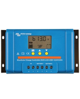 Victron Energy Regulator PWM DUO LCD&USB 12/24V-20A