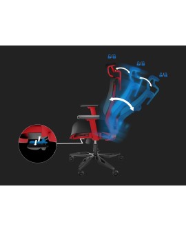 FOTEL ERGONOMICZNY GENESIS ASTAT 700 G2 CZERWONY