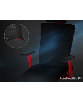FOTEL ERGONOMICZNY GENESIS ASTAT 700 G2 CZERWONY