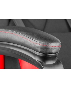 GENESIS SX33 Fotel dla gracza Obite siedzisko Czarny, Czerwony