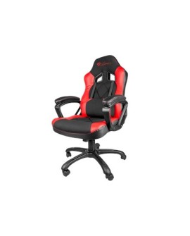 GENESIS SX33 Fotel dla gracza Obite siedzisko Czarny, Czerwony