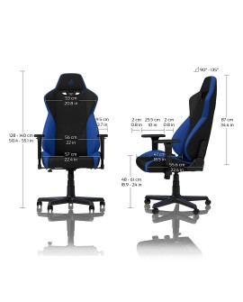 Nitro Concepts S300 Obite siedzisko Obite oparcie