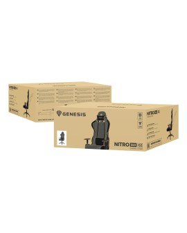 FOTEL GAMINGOWY GENESIS NITRO 550 G2 SZARY